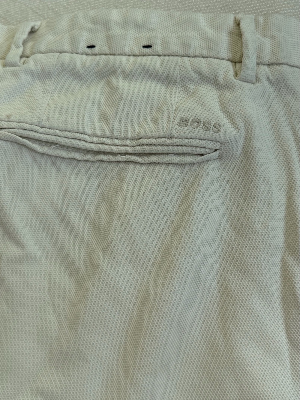 Boss Men’s Chinos in Off-White/Cream - Picture 1 of 6